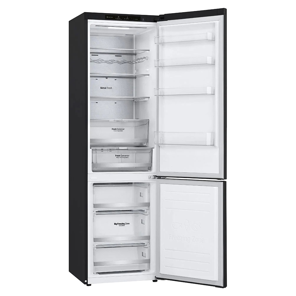 Холодильник LG GBB72MCVGN (Объем - 384 л / Высота - 203см / A+ / Чёрный / NoFrost / Smart Inverter™ / LG SmartThinQ™ / Wi-Fi)