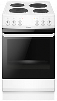 Плита электрическая Hansa FCEW56069 (Белый / духовка - 62 л / 4 конфорки (1,0/1,5/1,5/1,0кВт) / SteamClean / Мощность - 5,8кВт)