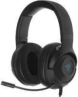 Проводные  игровые наушники Razer Kraken V3 X, (объемный звук 7.1, кабель 1.8 м), Черные