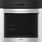 Духовой шкаф Miele H 7164 B EDST/CLST (76 л / до 300 °C / Нерж. сталь + чёрное стекло / телескоп. напр. / WiFiConn@ct / PerfectClean (каталитическая))