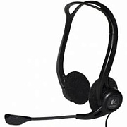 Наушники с микрофоном Logitech PC 960 Headset Stereo USB 981-000100 Чёрный