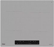 Поверхность индукционная Haier HHY-Y64TVTPG (Серый / 4 конфорки / (1,5/1,5/2,0/2,0) кВт / стеклокерамика / Boost / Stop + Go / 7,4 кВт)