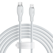 Кабель Baseus Pudding Series Type-C - Lightning, 1.2м, белый Белый