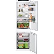 Холодильник встраиваемый Bosch KIN86VSE0 (Serie4 / Объем - 260 л / Высота - 177.2см / Слайдерное крепление фасадов / NoFrost / А++) Белый