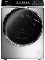 Стиральная машина Haier HW80-B14979S (51,3 см / 8кг / 1400об / пар / Drum Light / Antistain / Direct Motion / A+++ / Серебро) Серебристый