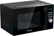 Микроволновая печь Gorenje MO23A3BH (Advanced / 23 л, 800 Вт, переключатели кнопки + поворотный механизм, черный)
