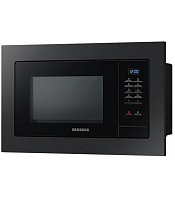 Микроволновая печь встраиваемая Samsung MG23A7013CB/BA (Чёрный / 23 литра / ширина - 48,9 см / 800 Вт / Гриль 1100 Вт) Чёрный