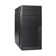 DSP Корпус ExeGate BAA-105U2-01-AA500 (mATX, 1*5,25",2*3.5"int, 1*2.5" БП AA500 с вент. 8см, 2*USB3,2*USB2, аудио, черный), EX291148RUS 