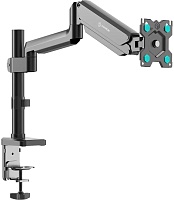 Крепление для монитора ONKRON G75 чёрный, для 13"-34", наклон 90°, поворот 270°, нагрузка до 12 кг, расстояние до стола 47-557 мм
