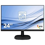 Монитор 24" Philips 243V7QDSB IPS/1920x1080/4мс/250 cd/m2/HDMI/VGA/DVI-D/75 Гц Чёрный