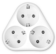 Сетевой разветвитель Buro BU-PS3VG-W (3 розетки) белый Чёрный