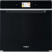 Духовой шкаф с добавлением пара Whirlpool W11I OP1 4S2 H (73 л / до 270 °C / Чёрный, стекло / SmartClean / Гриль / Метал. напр. / SoftClosing / A+)