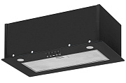 Вытяжка полновстраиваемая KRONA ARVEN 500 BLACK PB V2 (1050 м³/ч / 125 Вт / LED освещение 2x3 Вт/ ширина - 50 см / чёрная)