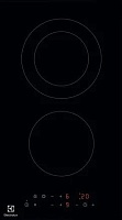 Поверхность электрическая Electrolux LHR3233CK (Radiant 300 / Черная / стеклокерамика / 2 конфорки(0.7/1.2кВт) / Stop&Go / Timer / 2.9кВт)