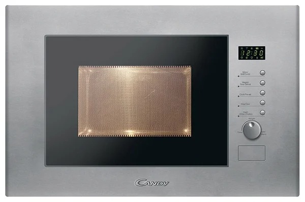 Микроволновая печь встраиваемая Candy MIC20GDFX (20л / нерж / 800Вт / Гриль)