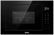 Микроволновая печь встраиваемая Haier HMX-BTG259B (Чёрная / 25 литров / ширина - 59,5 см / 900 Вт / Гриль 1200 Вт) Чёрный