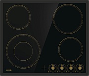 Поверхность электрическая Gorenje EC642CLB (Classico / черный / стеклокерамика / PowerBoost) Чёрный