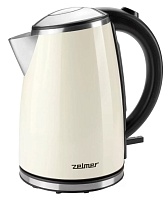 Чайник Zelmer ZCK1274E (2200Вт / 1,7л / металл/бежевый) Бежевый