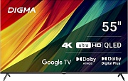Телевизор Digma 55" DM-LED55UQB31 4K UHD QLED Google TV