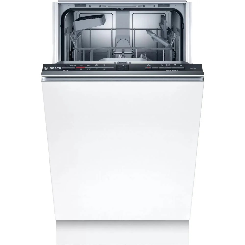 Машина посудомоечная встраиваемая 45 см Bosch SRV2HKX39E (Serie2 / 9 комплектов / 2 полки / расход воды - 8,5 л / InfoLight / А)