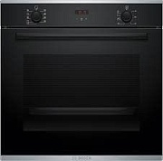 Духовой шкаф Bosch HQA534BB3 (Serie4 / 71 л / до 275 °C / Чёрное стекло / Гриль / телескоп. направляющие(x1) / EcoClean Direct / SoftClose / A+)