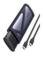 Внешний бокс для SSD M2 Ugreen CM767 (15813) M.2 NVMe/M.2 SATA SSD Enclosure 10Gbps, цвет серый