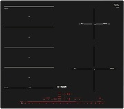 Поверхность индукционная Bosch PXE601DC1E (Serie8/ Чёрная стеклокерамика/ 4 конфорки/QuickStart/PowerBoost/ReStart/PerfectFry Plus/ Таймер / 7,4 кВт)