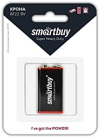 Батарейка BL1 Smartbuy 6F22/1B солевая SBBZ-9V01B