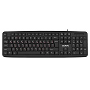 Клавиатура SVEN KB-S230 USB, черный Черный матовый