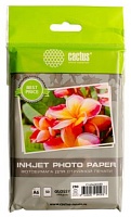 Фотобумага Cactus CS-GA623050ED 10x15/230г/м2/50л./белый глянцевое для струйной печати 