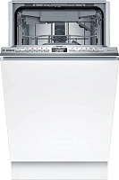 Машина посудомоечная встраиваемая 45 см Bosch SPV4HMX12E (Serie4 / 10 комплектов / 3 полки / расход воды - 8,9 л / InfoLight / Home Connect / А+++)