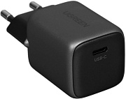 Сетевое зарядное устройство Ugreen CD318, (Type-C/3A/20W/PD/QC), Серое (90664)
