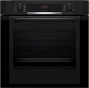 Духовой шкаф Bosch HBA334EB3 (Serie4 / 71 л / до 275 °C / Чёрное стекло / Гриль / Телескоп. напр. (x1) / EcoClean Direct (задняя стенка) / A+)