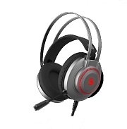 Проводные игровые наушники A4Tech Bloody J200S, (объемный звук 7.1, кабель 2 м), Серые 