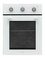 Духовой шкаф KRONA LYRA 45 WH (Узкий, 45 см / 45 л / до 260 °C / Белое стекло / Телескоп. напр. (x1) / Гриль / А)