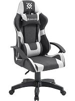 Игровое кресло Defender Ibis, серый/белый 