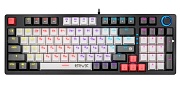 Механическая клавиатура Defender Hawk GK-418 RGB (97+FN,кр.свитчи, русская раскладка), черная Чёрный