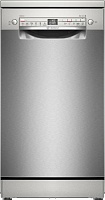 Машина посудомоечная отдельностоящая 45 см Bosch SPS2HMI58E (Serie2 / 10 комплектов / 3 полки / Расход воды - 8,9 л / HomeConnect / fingerprint-proof)