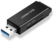 Кардридер UGREEN CM104 (40752) USB 3.0 to TF + SD Dual Card Reader. Цвет: черный