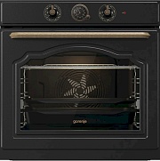 Духовой шкаф Gorenje BOS67372CLB (Classico / 77 л / до 300 °C / Чёрный, эмаль / AquaClean / PerfectGrill / телескоп. напр. (x1) / А)