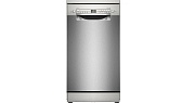Машина посудомоечная отдельностоящая 45 см Bosch SPS2HKI42E (Serie2 / 10 комплектов / 2 полки / Расход воды - 8,9 л / HomeConnect / AntiFinger Silver) Серый