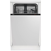 Машина посудомоечная встраиваемая 45 см Beko BDIS1W961 (9 комплектов / 2 полки / расход воды - 10,5 л / А) Белый