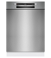Машина посудомоечная встраиваемая 60 см Bosch SMU2HVS06E (Serie2 / 14 комплектов / 2 полки / расход воды - 9 л / Home Connect / Серый фасад / А+++)