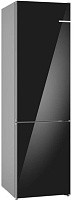 Холодильник Bosch KGN39LBCF (Serie6 / Объем - 363 л / Высота - 203 см / A+++ / Чёрное стекло / NoFrost)