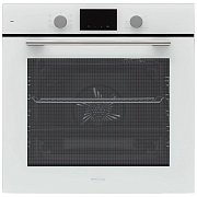 Духовой шкаф KRONA LEGENDE 60 WH (78 л / до 260 °C / Белое стекло / традиционная очистка / Боковые направляющие / А) Белый