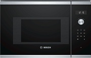 Микроволновая печь встраиваемая Bosch BFL524MS0 (Serie6 / черный/нерж / 20л / ширина - 59,4 см / 800Вт / Autopilot7) Черный матовый
