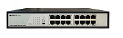 Коммутатор ORIGO OS2216/A1A (L2) Неуправляемый коммутатор, 16x100Base-TX, DIP-переключатель, корпус металл 