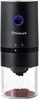 Кофемолка Sakura SA-6174BK (жернова / электрическая / 13 Вт / 25 г / черный)