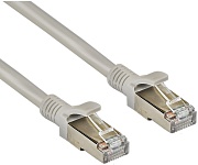 Патч-корд ExeGate FTP-RJ45-RJ45-C5e-10M-GY, FTP, cat.5e, 10м, серый