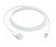 Кабель Apple Lightning - USB, MFI, 1 метр, белый (MUQW3FE/A) Белый